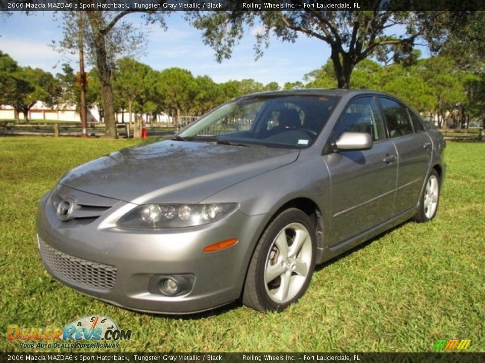 Tungsten Gray Metallic 2006 Mazda MAZDA6 s Sport Hatchback Photo #1