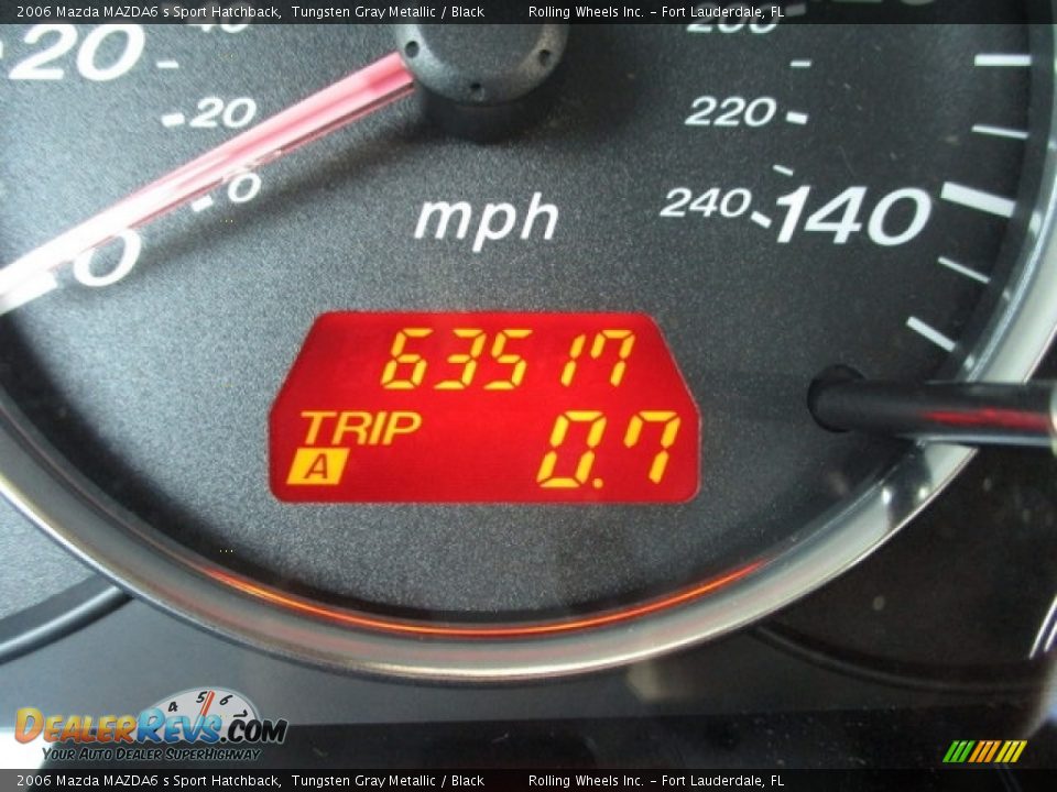 2006 Mazda MAZDA6 s Sport Hatchback Tungsten Gray Metallic / Black Photo #2