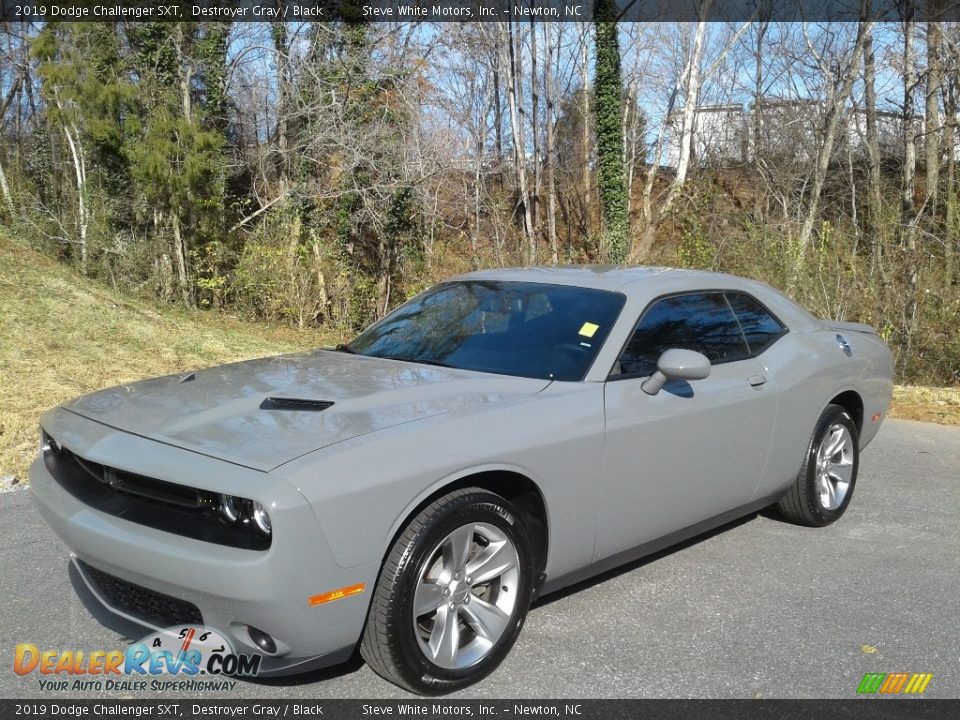 2019 Dodge Challenger SXT Destroyer Gray / Black Photo #3