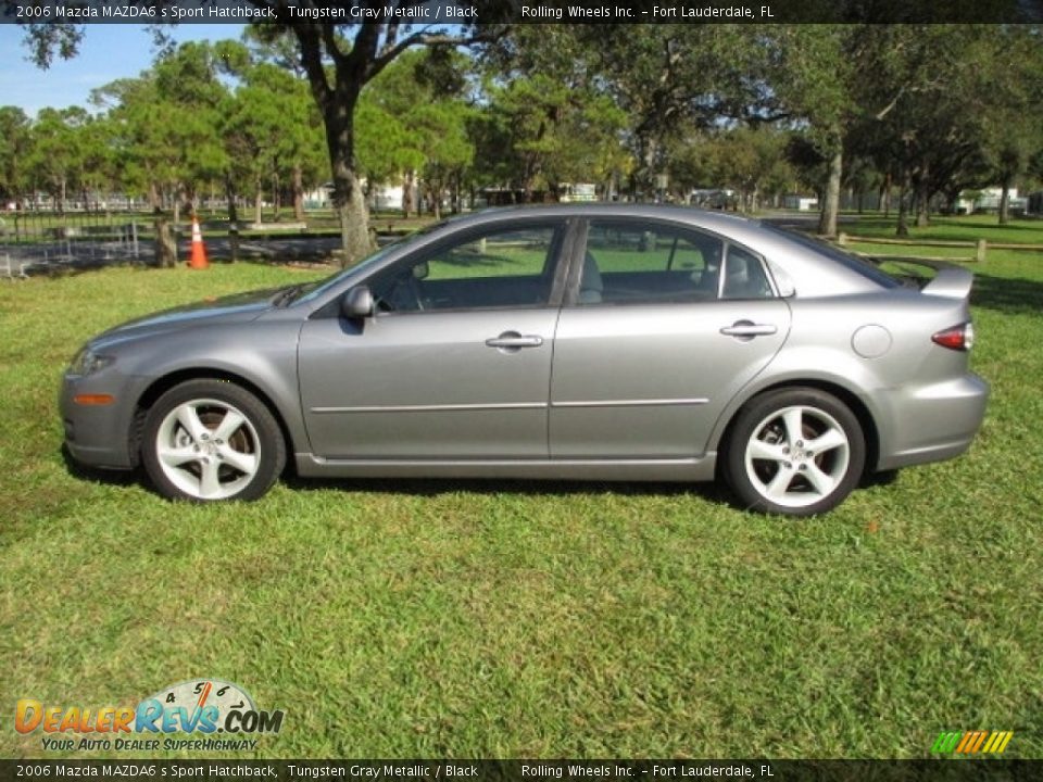 Tungsten Gray Metallic 2006 Mazda MAZDA6 s Sport Hatchback Photo #3