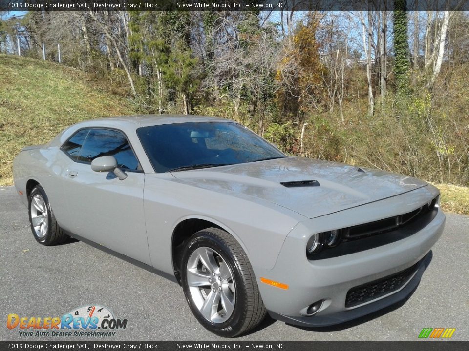 2019 Dodge Challenger SXT Destroyer Gray / Black Photo #5