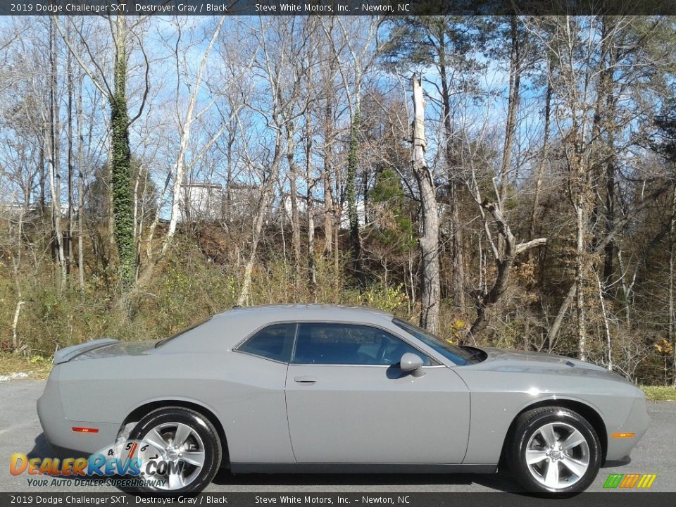 2019 Dodge Challenger SXT Destroyer Gray / Black Photo #6