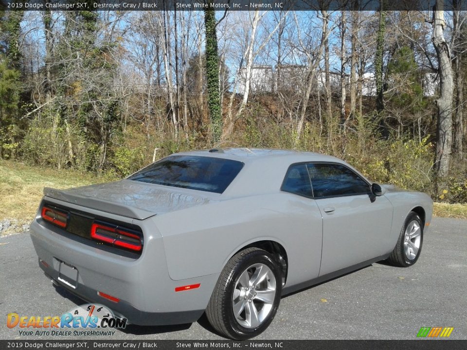 2019 Dodge Challenger SXT Destroyer Gray / Black Photo #7