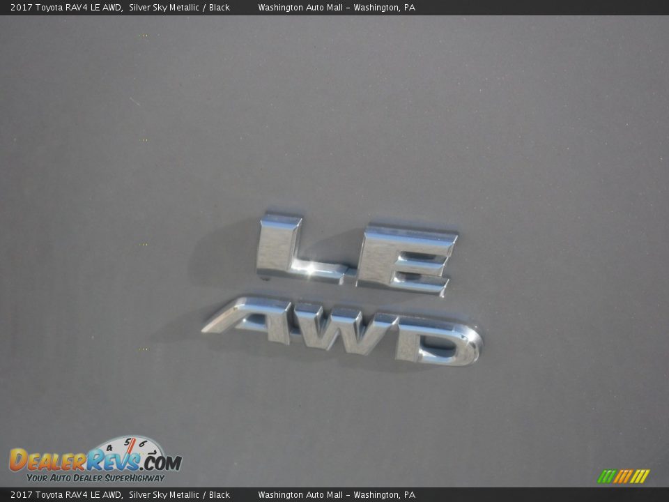 2017 Toyota RAV4 LE AWD Silver Sky Metallic / Black Photo #14