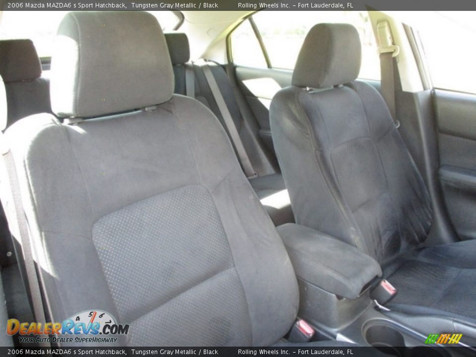 2006 Mazda MAZDA6 s Sport Hatchback Tungsten Gray Metallic / Black Photo #8