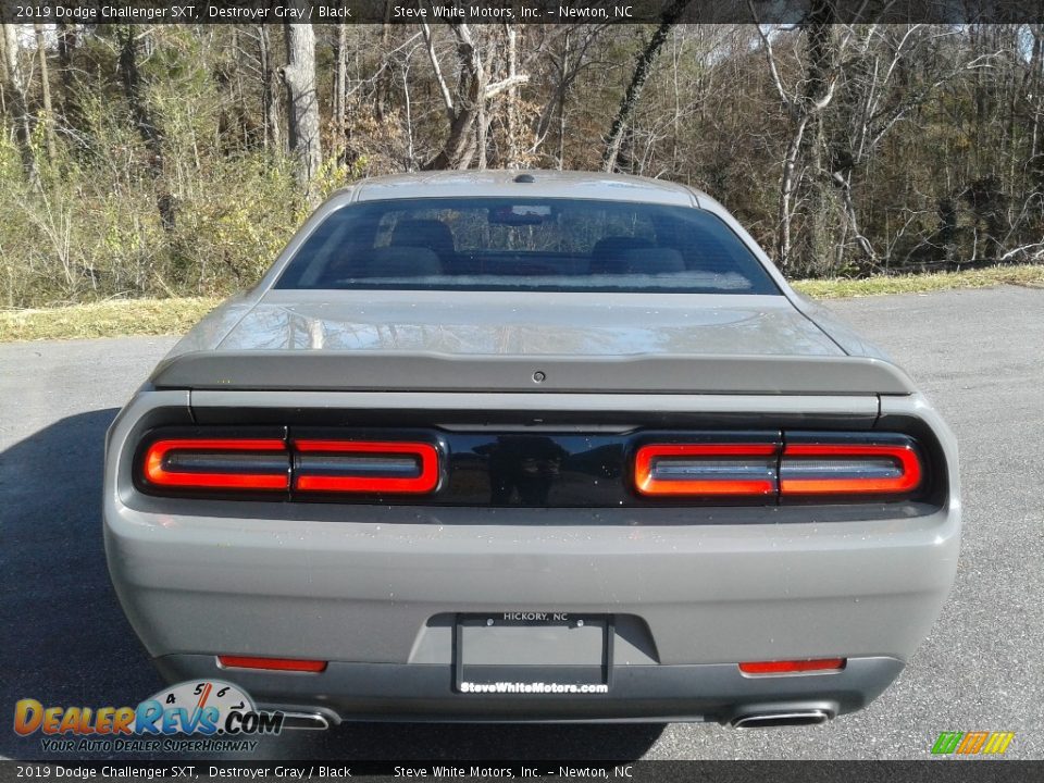 2019 Dodge Challenger SXT Destroyer Gray / Black Photo #8