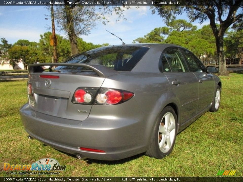 Tungsten Gray Metallic 2006 Mazda MAZDA6 s Sport Hatchback Photo #9