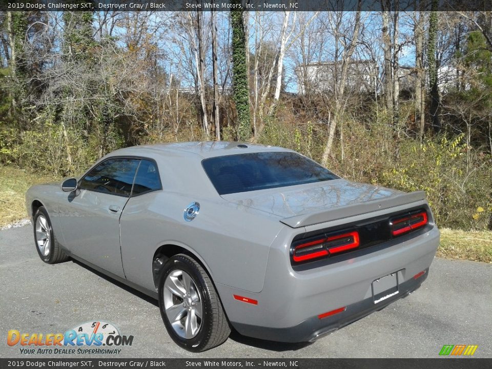 2019 Dodge Challenger SXT Destroyer Gray / Black Photo #9