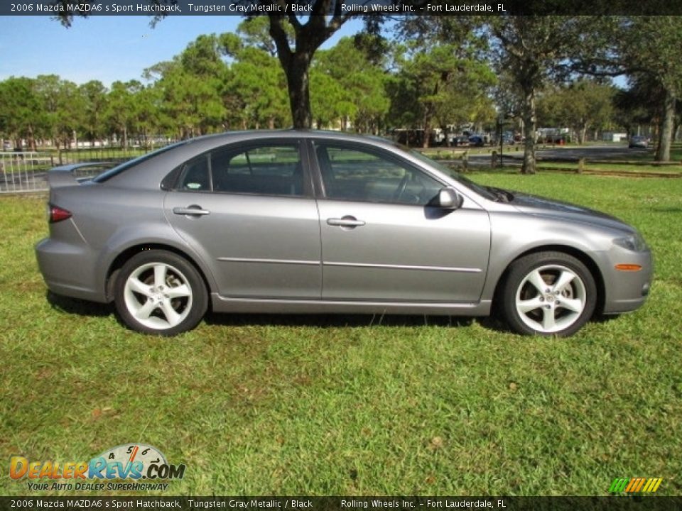 Tungsten Gray Metallic 2006 Mazda MAZDA6 s Sport Hatchback Photo #11