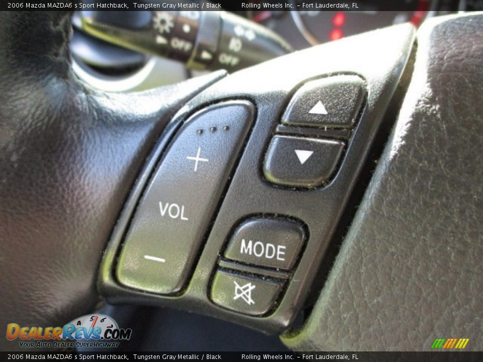 2006 Mazda MAZDA6 s Sport Hatchback Steering Wheel Photo #12