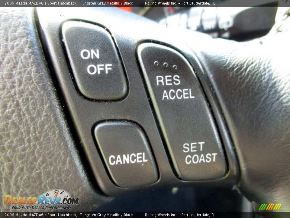 2006 Mazda MAZDA6 s Sport Hatchback Steering Wheel Photo #13