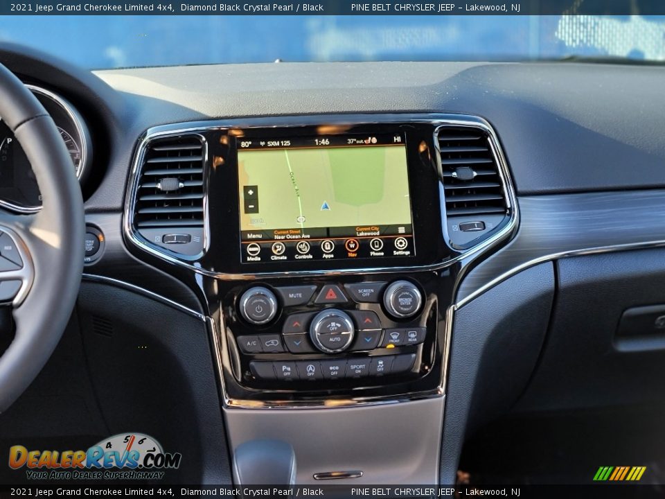 2021 Jeep Grand Cherokee Limited 4x4 Diamond Black Crystal Pearl / Black Photo #10