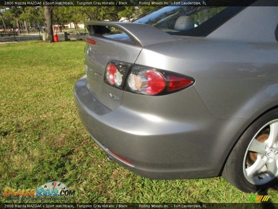 2006 Mazda MAZDA6 s Sport Hatchback Tungsten Gray Metallic / Black Photo #17