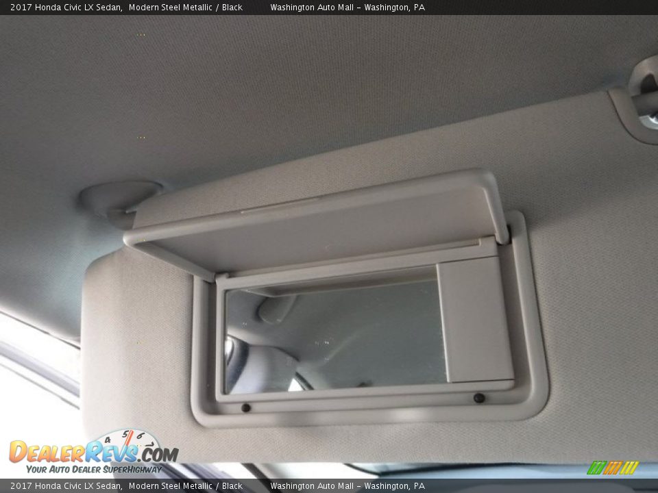 2017 Honda Civic LX Sedan Modern Steel Metallic / Black Photo #18