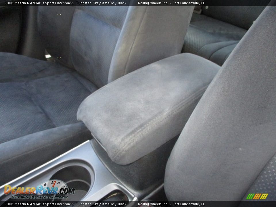 2006 Mazda MAZDA6 s Sport Hatchback Tungsten Gray Metallic / Black Photo #18