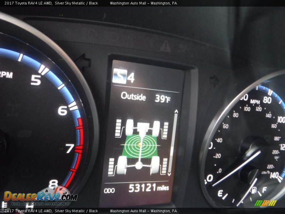 2017 Toyota RAV4 LE AWD Silver Sky Metallic / Black Photo #25