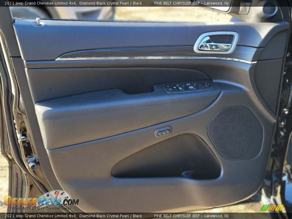 2021 Jeep Grand Cherokee Limited 4x4 Diamond Black Crystal Pearl / Black Photo #13