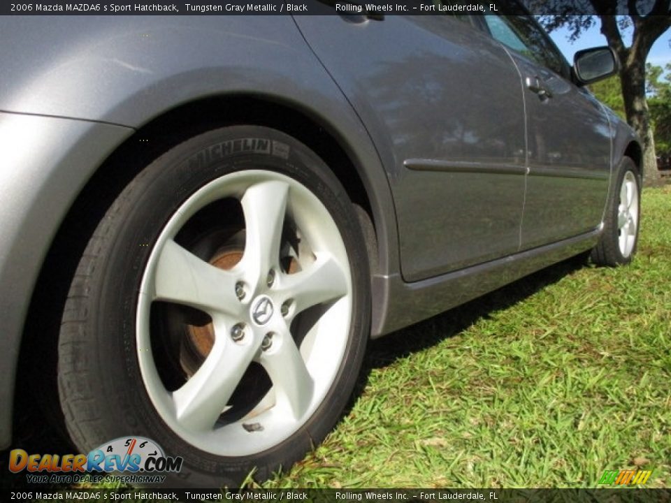 2006 Mazda MAZDA6 s Sport Hatchback Tungsten Gray Metallic / Black Photo #20