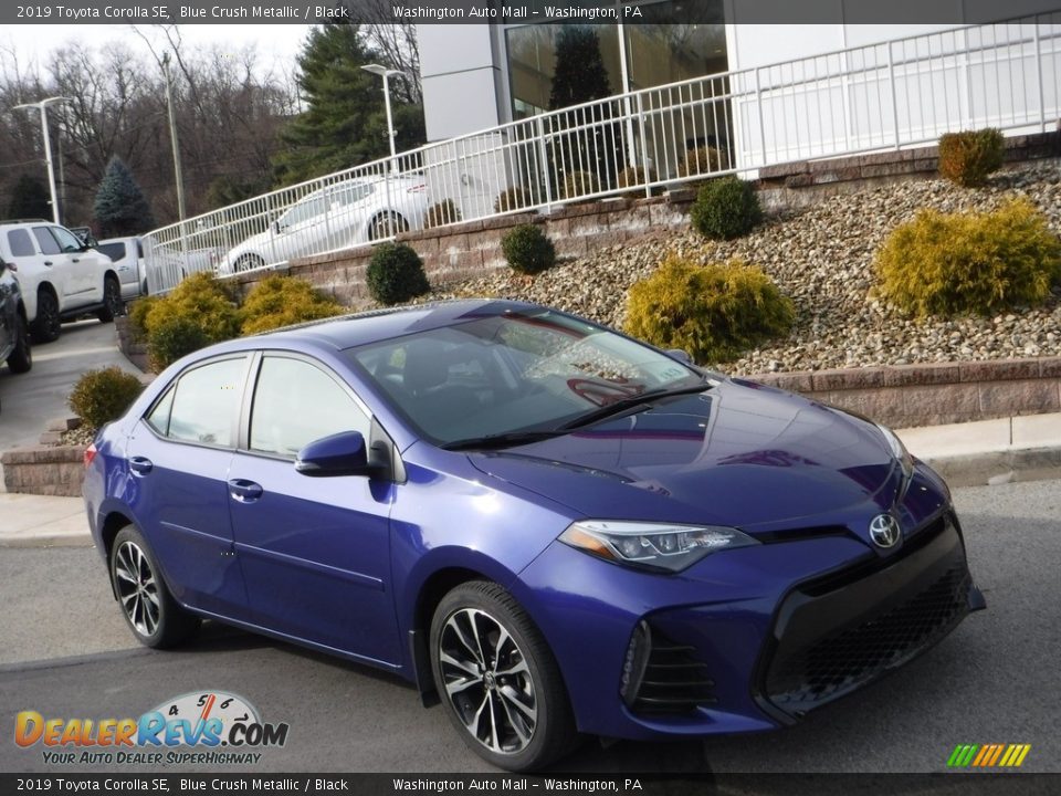 2019 Toyota Corolla SE Blue Crush Metallic / Black Photo #1