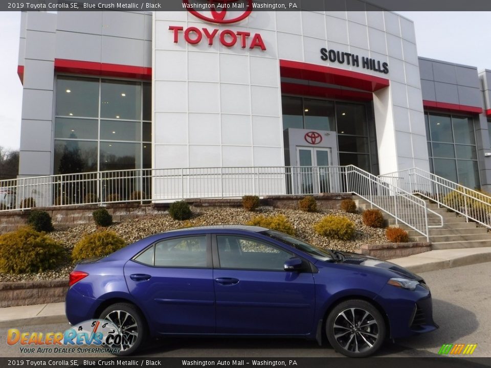 2019 Toyota Corolla SE Blue Crush Metallic / Black Photo #2