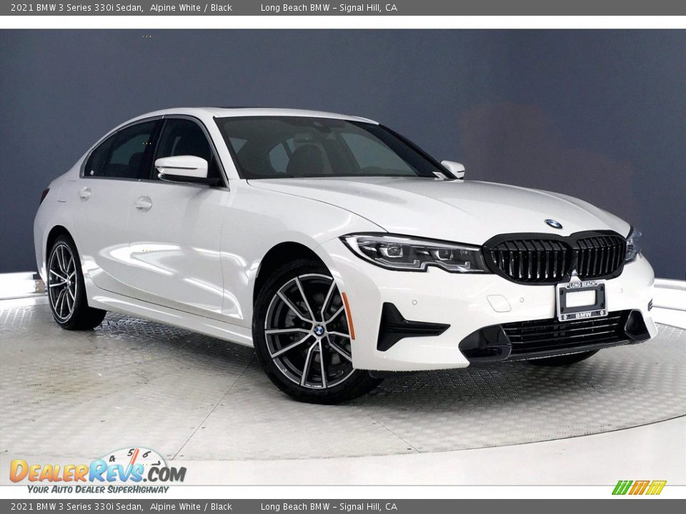 2021 BMW 3 Series 330i Sedan Alpine White / Black Photo #19