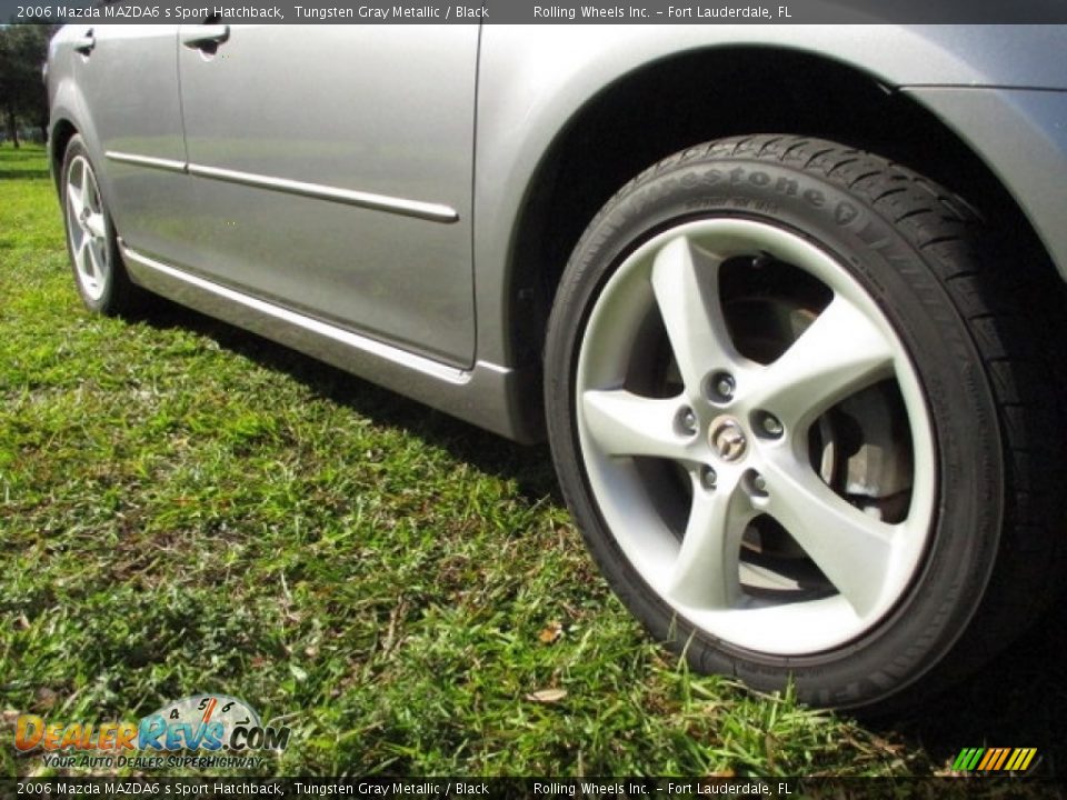 2006 Mazda MAZDA6 s Sport Hatchback Tungsten Gray Metallic / Black Photo #23