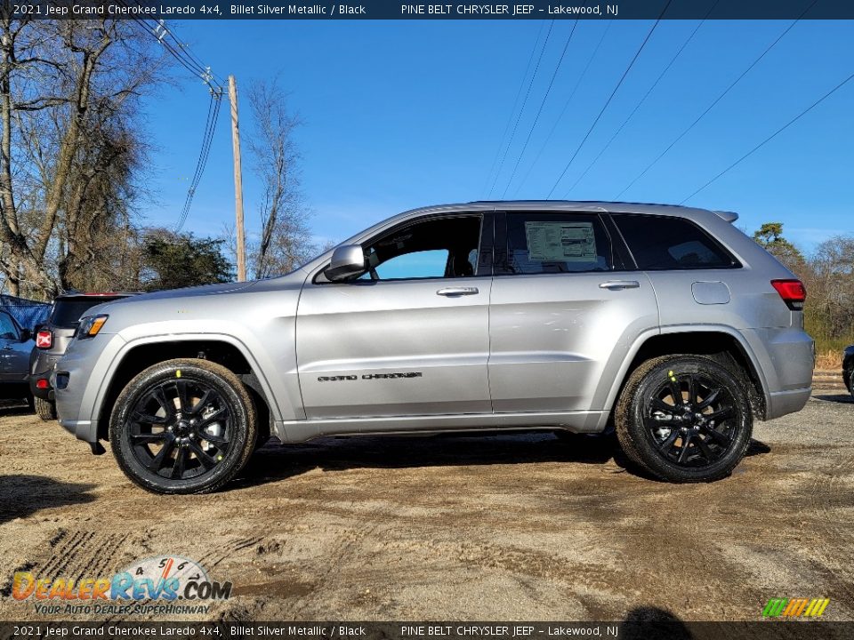 2021 Jeep Grand Cherokee Laredo 4x4 Billet Silver Metallic / Black Photo #4