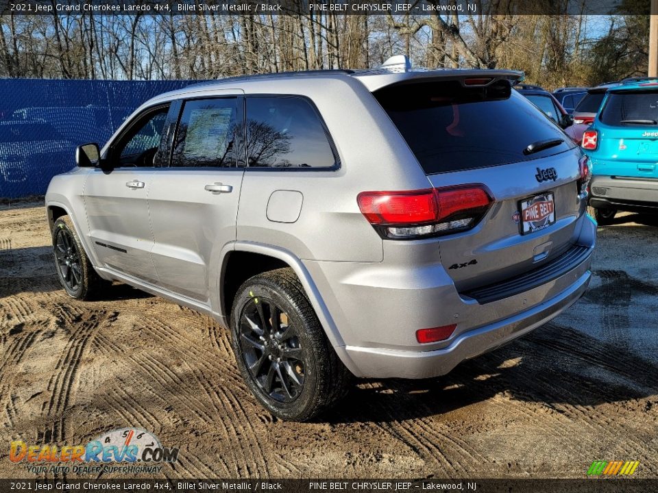 2021 Jeep Grand Cherokee Laredo 4x4 Billet Silver Metallic / Black Photo #6