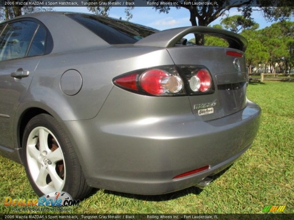2006 Mazda MAZDA6 s Sport Hatchback Tungsten Gray Metallic / Black Photo #27
