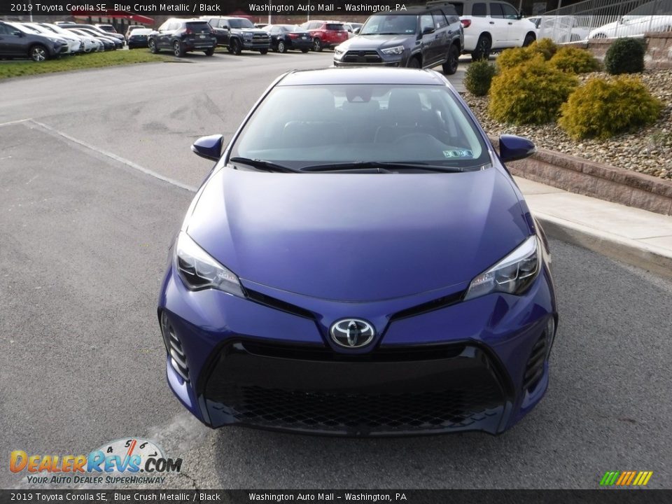 2019 Toyota Corolla SE Blue Crush Metallic / Black Photo #8