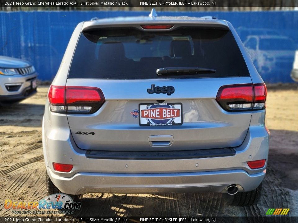 2021 Jeep Grand Cherokee Laredo 4x4 Billet Silver Metallic / Black Photo #7