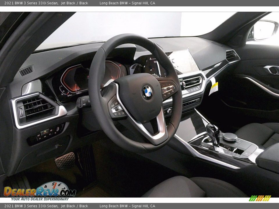 2021 BMW 3 Series 330i Sedan Jet Black / Black Photo #7