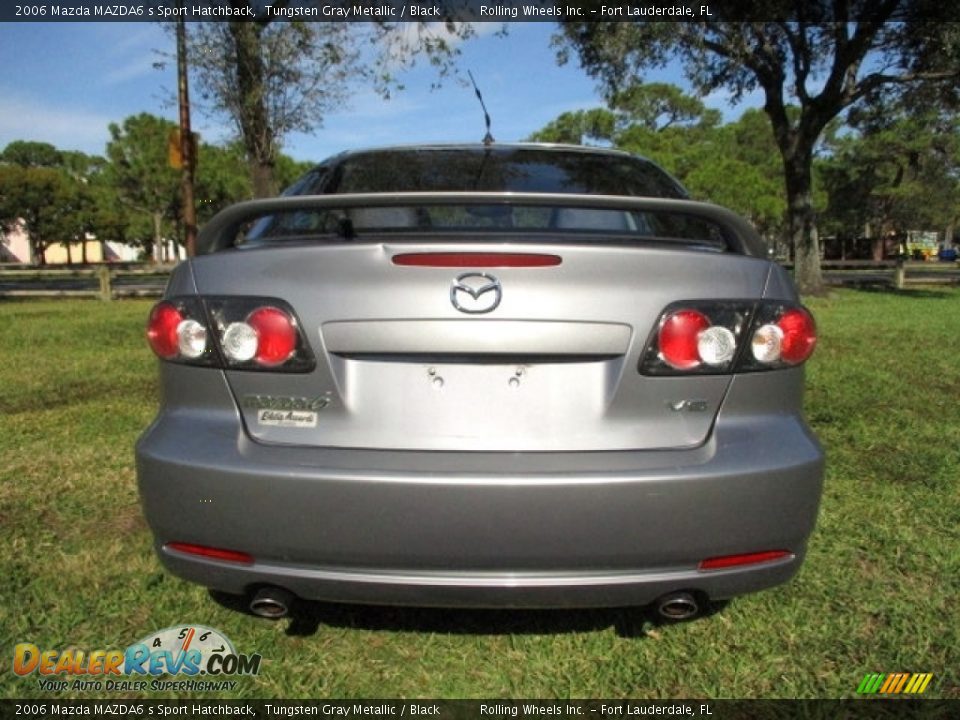 2006 Mazda MAZDA6 s Sport Hatchback Tungsten Gray Metallic / Black Photo #31