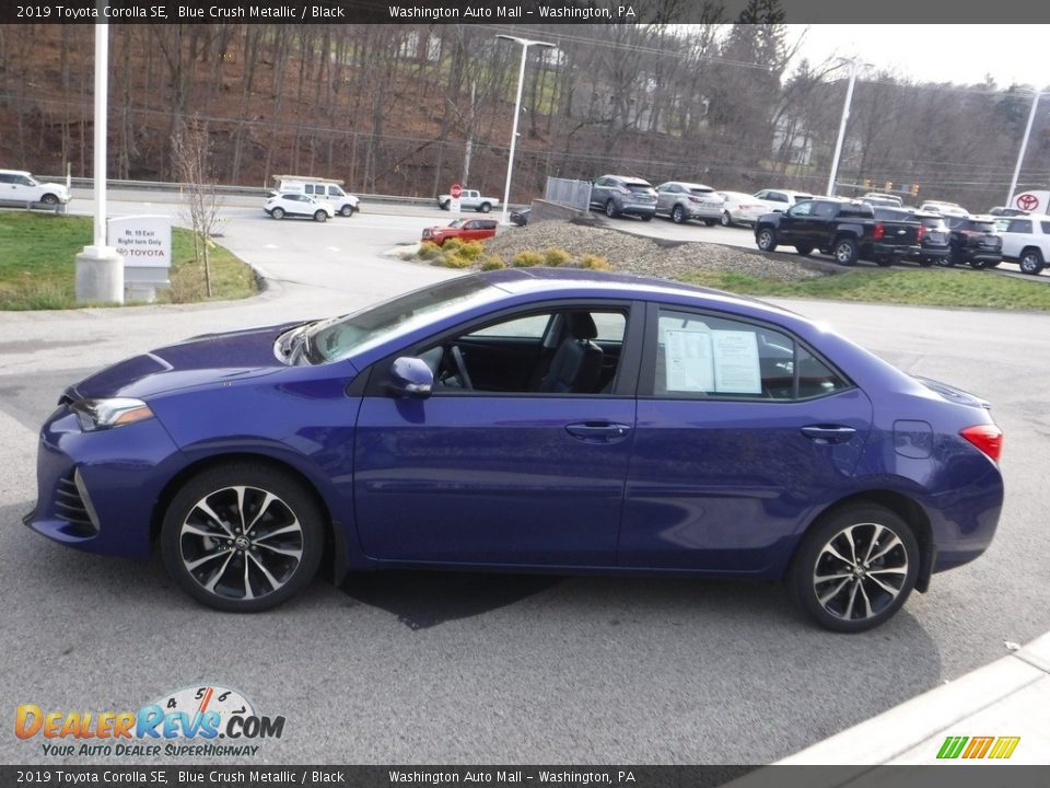 2019 Toyota Corolla SE Blue Crush Metallic / Black Photo #11