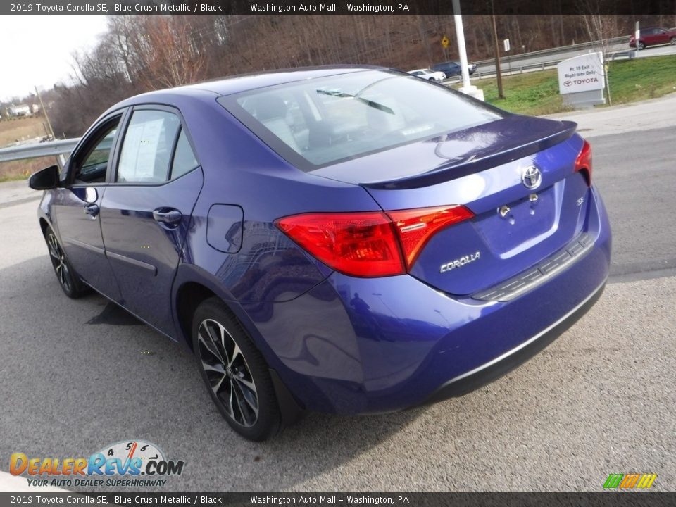 2019 Toyota Corolla SE Blue Crush Metallic / Black Photo #12