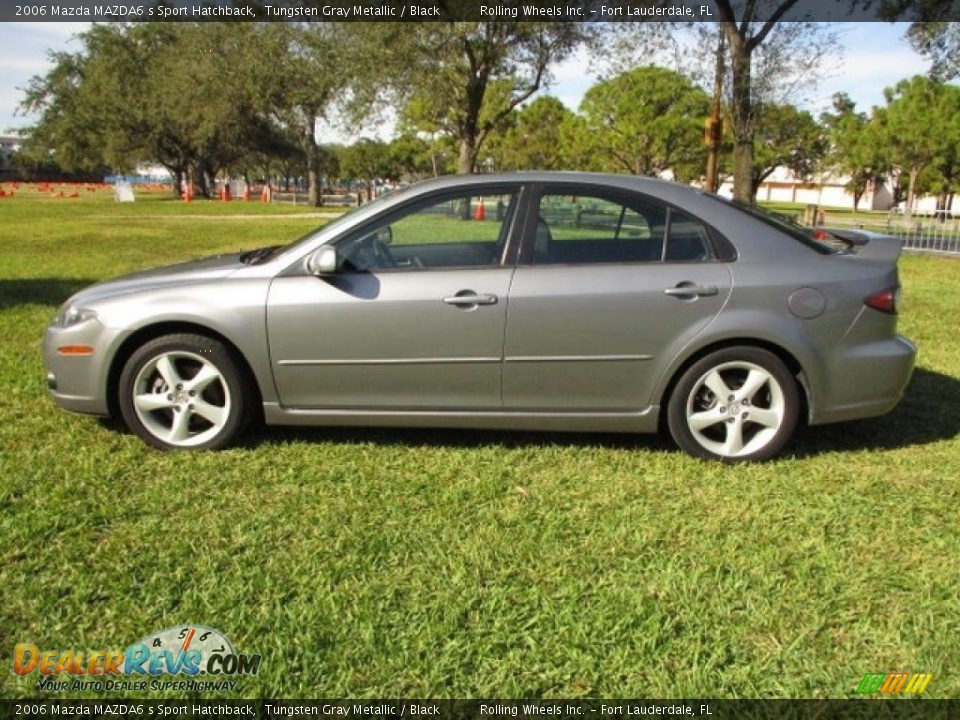 Tungsten Gray Metallic 2006 Mazda MAZDA6 s Sport Hatchback Photo #33