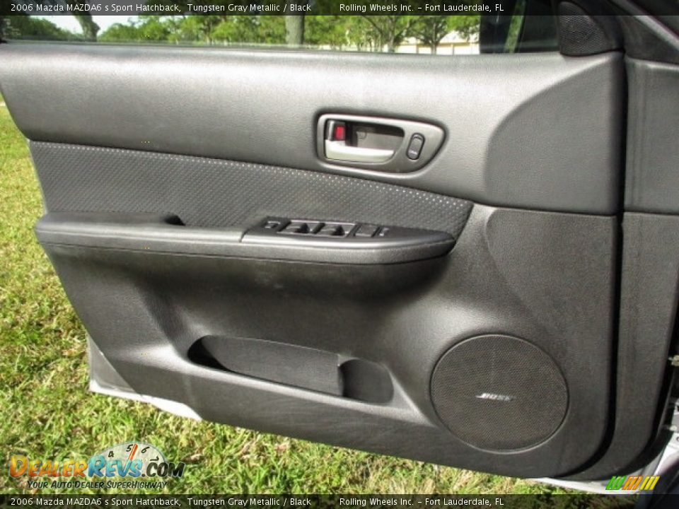 2006 Mazda MAZDA6 s Sport Hatchback Tungsten Gray Metallic / Black Photo #34