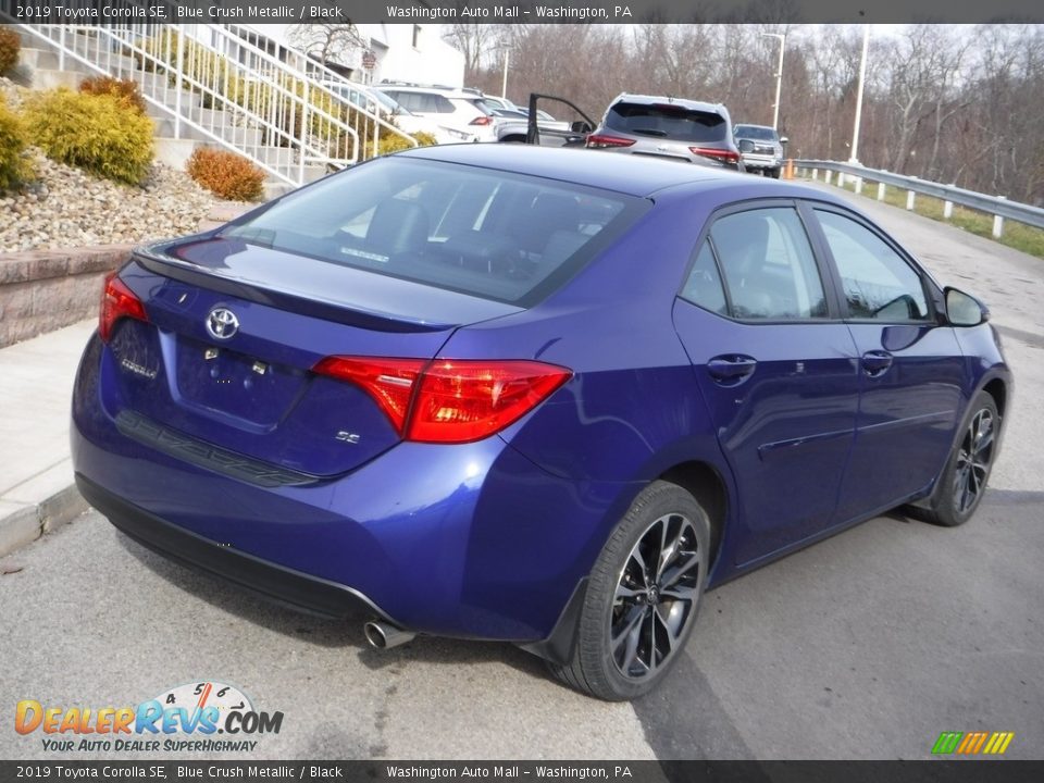 2019 Toyota Corolla SE Blue Crush Metallic / Black Photo #14