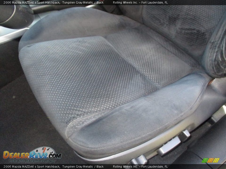 2006 Mazda MAZDA6 s Sport Hatchback Tungsten Gray Metallic / Black Photo #36