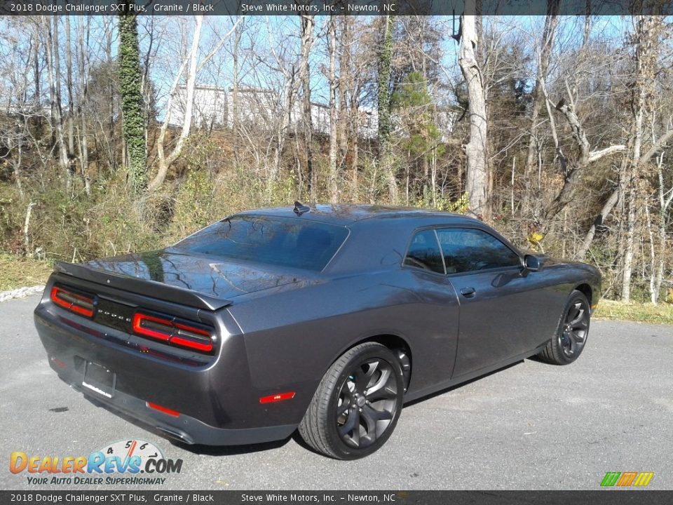 2018 Dodge Challenger SXT Plus Granite / Black Photo #7