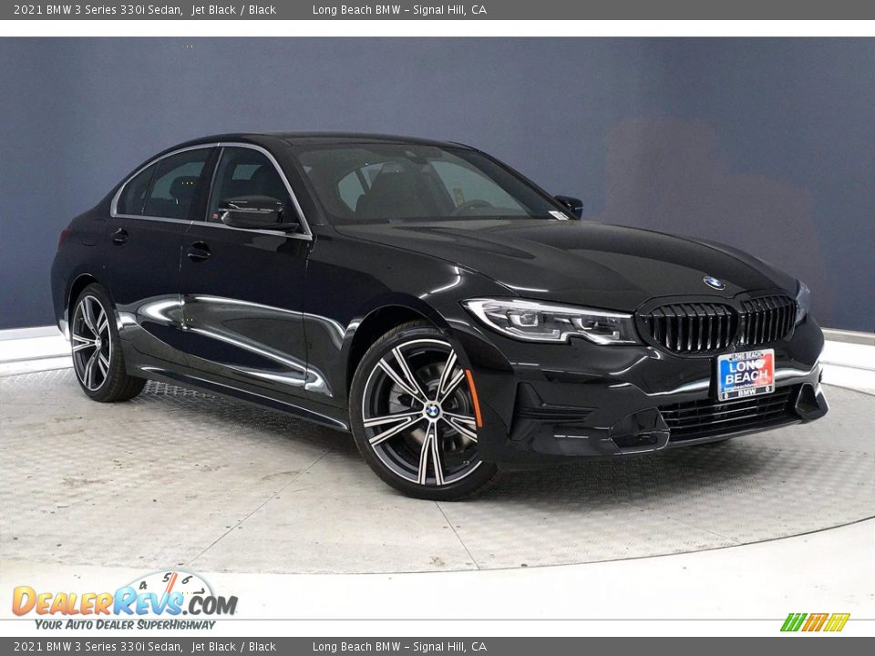 2021 BMW 3 Series 330i Sedan Jet Black / Black Photo #17