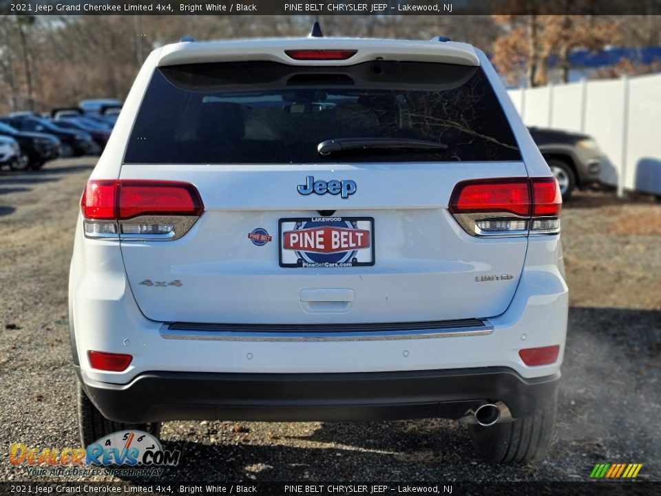 2021 Jeep Grand Cherokee Limited 4x4 Bright White / Black Photo #7