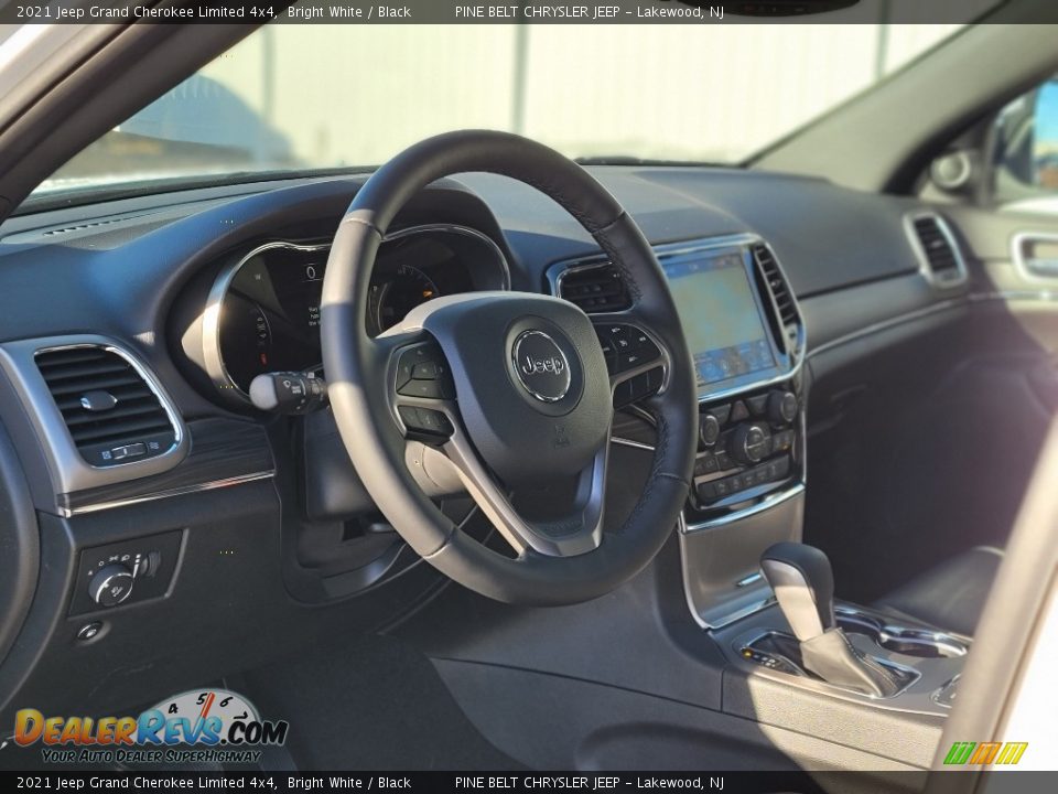 2021 Jeep Grand Cherokee Limited 4x4 Bright White / Black Photo #12