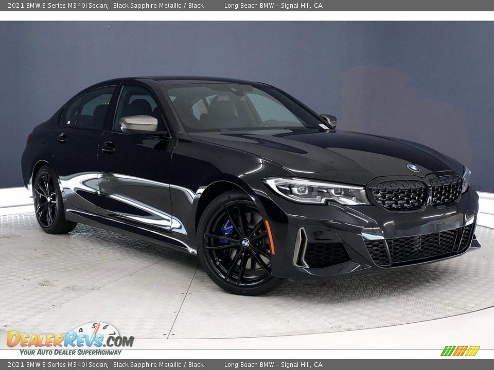 2021 BMW 3 Series M340i Sedan Black Sapphire Metallic / Black Photo #19