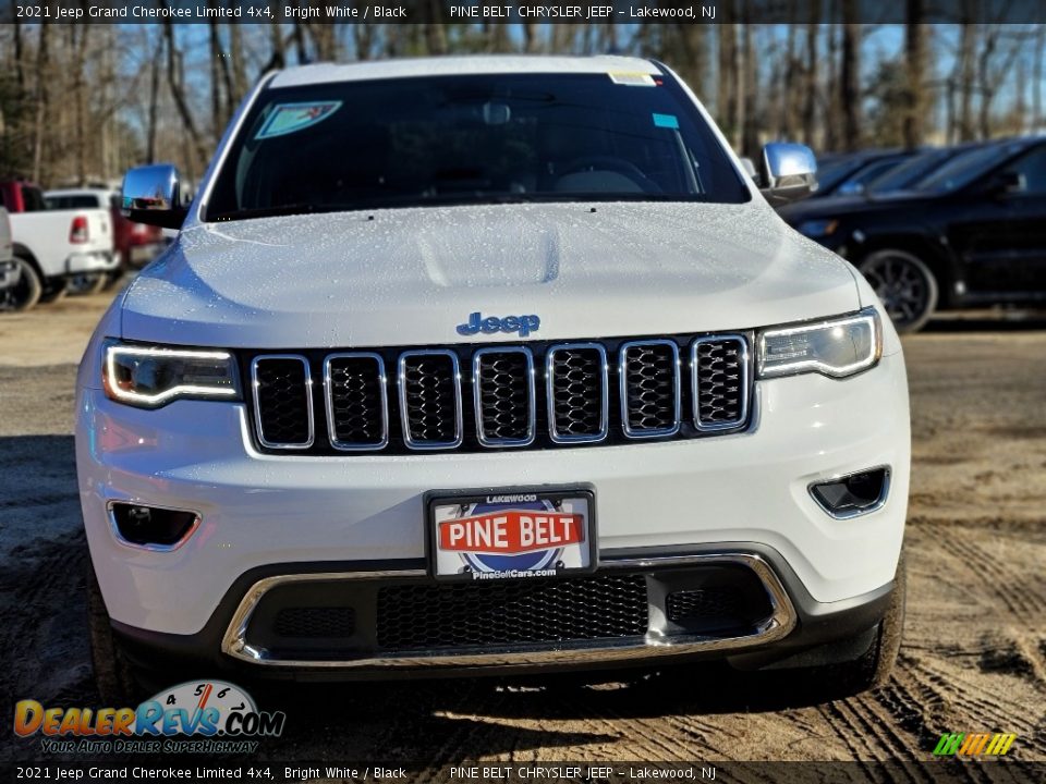 2021 Jeep Grand Cherokee Limited 4x4 Bright White / Black Photo #3
