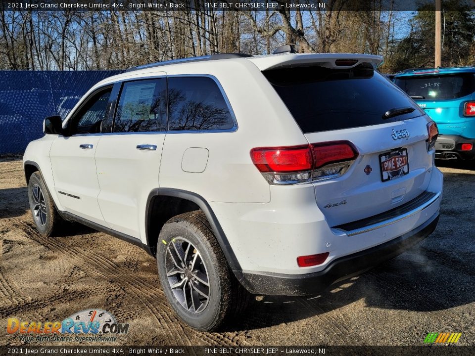 2021 Jeep Grand Cherokee Limited 4x4 Bright White / Black Photo #6