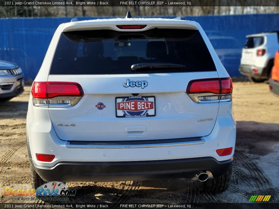 2021 Jeep Grand Cherokee Limited 4x4 Bright White / Black Photo #7