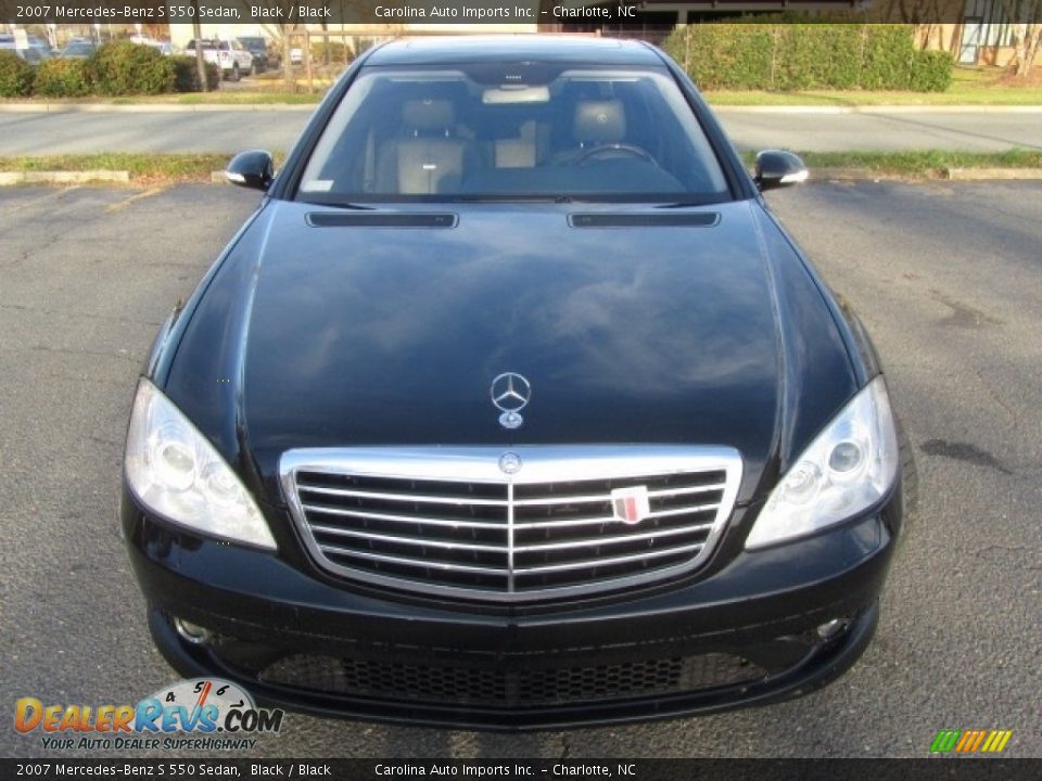 2007 Mercedes-Benz S 550 Sedan Black / Black Photo #5