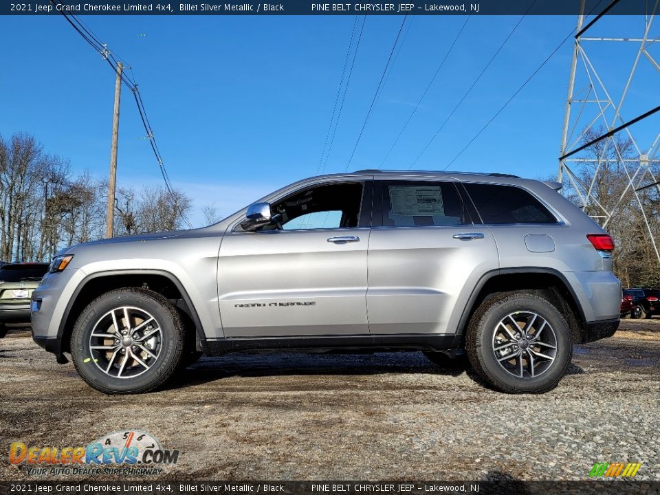 2021 Jeep Grand Cherokee Limited 4x4 Billet Silver Metallic / Black Photo #4