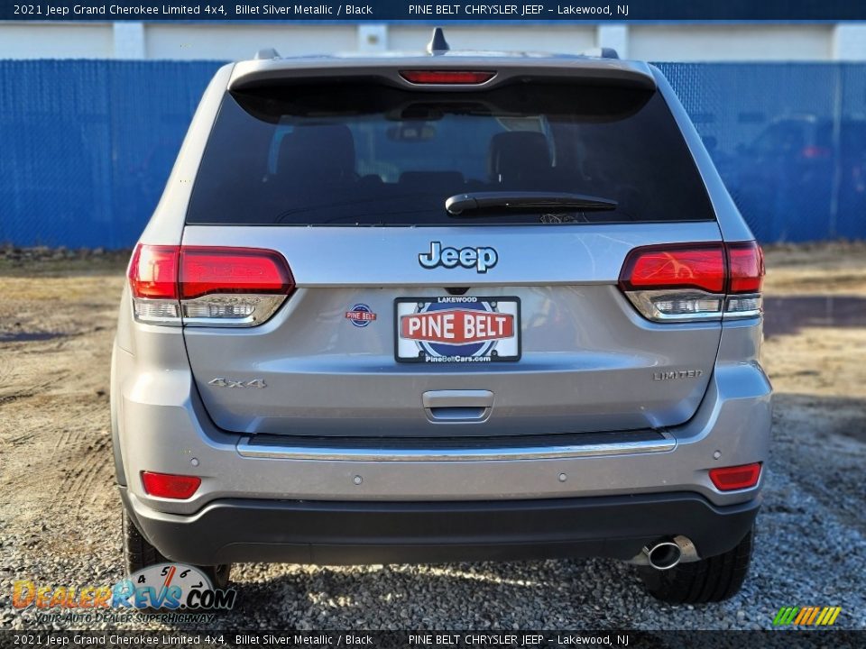 2021 Jeep Grand Cherokee Limited 4x4 Billet Silver Metallic / Black Photo #12